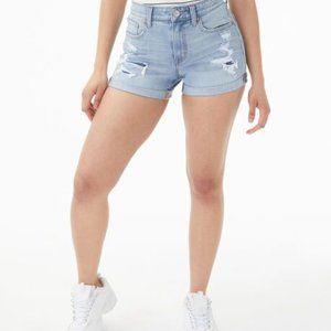 Aeropostale Denim Distressed Shorts